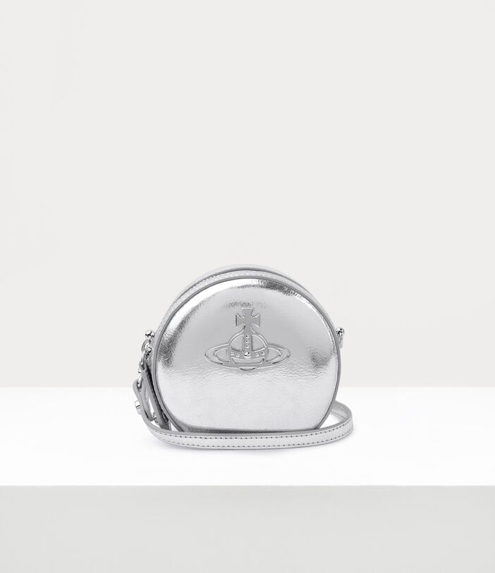 Vivienne Westwood CRINKLE MINI ROUND CROSSBODY